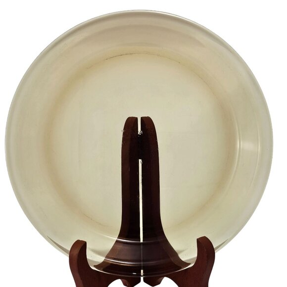 Pyrex Visions Brown Glass Pie Plate 10” genuine vtg Fireside amber dish #209 - Picture 7 of 11